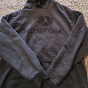 Mossy Oak Hoodia large color dark Grey heather